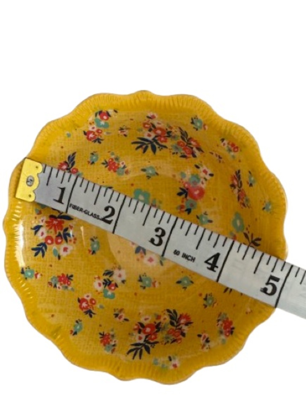 The Pioneer Woman Yellow Dip Bowl - Vintage Ditsy Pattern - Picture 6 of 10